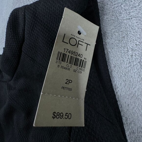 Loft Brand New Little Black Dress Size 2P Sleeveless - Picture 7 of 10